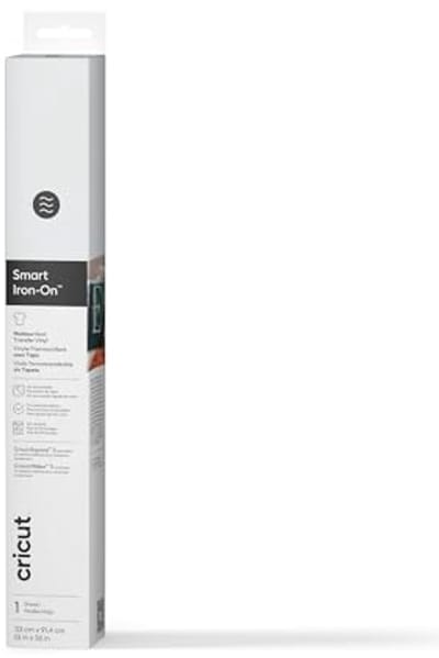 Smart Iron-On Transfer Vinyl 33x91cm (White) voor T-shirts en Buideltassen