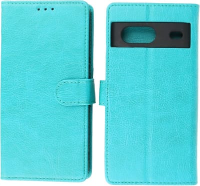Google Pixel 7 Hoesje Book Case Portemonnee Telefoonhoesje - Groen