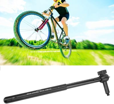 Allecto - Fiets Kalibratiegereedschap - Schakeloog Uitlijningsmeter - Nauwkeurigheid en Precisie - Zwart - Voor Mountainbikes - Professionele Afste...