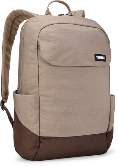 THULE vrijetijdsrugzak rugzak met laptopvak Lithos Backpack 20L Tinted Taupe / Nuanced Brown