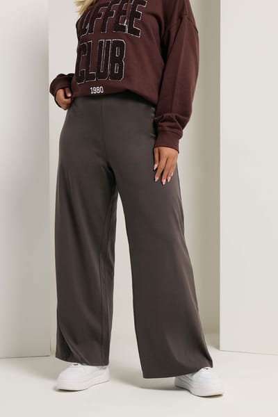 Yours Bruine Wijde Legging Size 42
