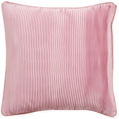 Nordal Sierkussen hoes Plisseret Roze 50 x 50 cm voorzien van rits