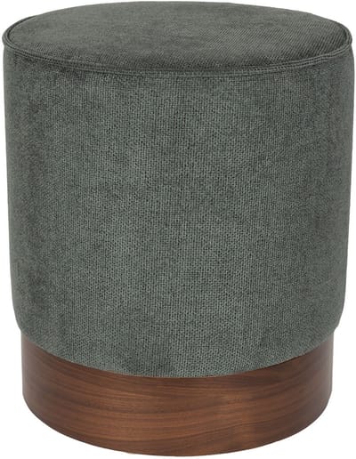 Dutchbone Bellevue Poef Rond Groen