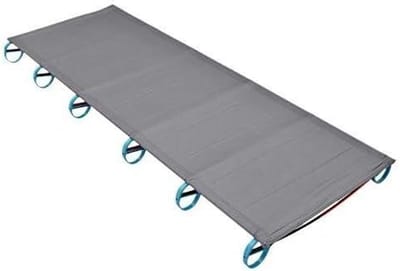 Kampeerbed - Opvouwbaar bed - Outdoor slapen - Ultralight aluminium frame - 180x60x68cm - Zwart