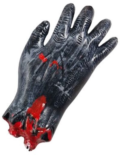 afgehakte hand zombie - Halloween