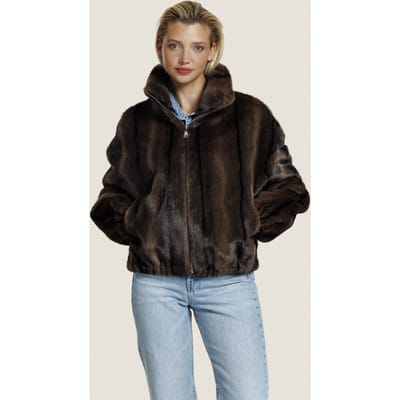 ALTER EGO Ally Jacket Fox Maat: S | Faux-Fur Jassen Outlet | Dames | Bruin
