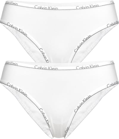 Calvin Klein slip 2 pack Bikini - Wit- Maat 36 / S