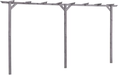 Houten Pergola Paviljoen - Decoratieve Klimhulp voor Tuin met 3 Palen