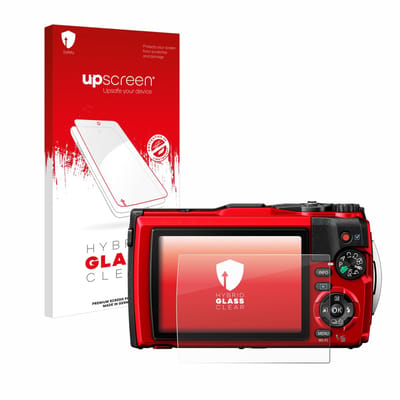 upscreen - Screenprotector voor Olympus Tough TG-6 - Folie Beschermfolie Beschermglas transparant