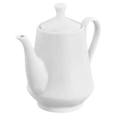 Vessia Theepot Britisch Classic - Porselein - wit - 1100 ml - 12 x 20 cm