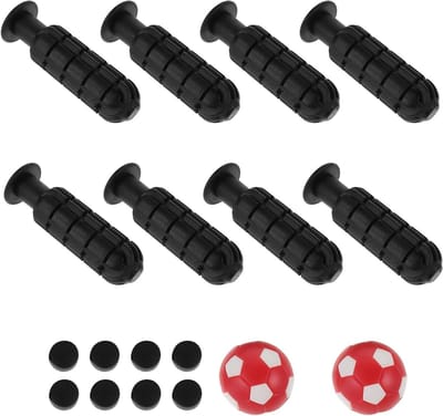 Tafelvoetbal Handvatten - Reserve Onderdelen - Spel Verbeteren - Complete Set - 8 Stuks - Diverse Kleuren