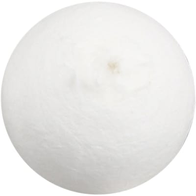 Bal, d: 40 mm, wit, katoen, 100 stuks