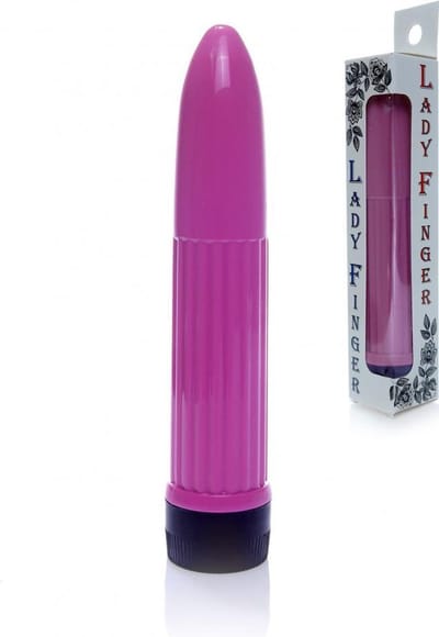 Compacte Pocket Vibrator – Waterdichte Bullet Vibrator met Ribbels – Paars – Intiem Speeltje voor Beginners & Reizen – Clitorisvibrator