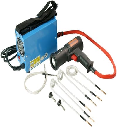 Inductie Heater Kit - Boutverwijderaar Machine - Roestige Bouten Losmaken - Vlamloze Verwarmingstechniek - 1500W - Grijs