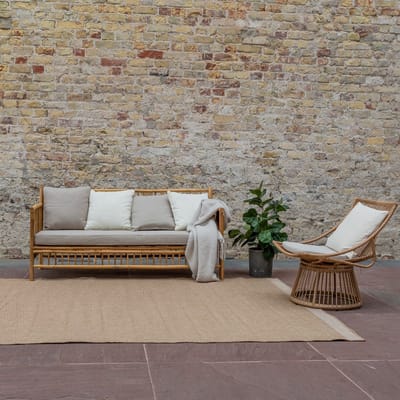 Jute buitenkleed Naturel Border - 160 x 230 cm - (M)