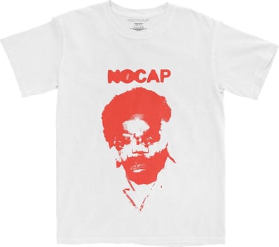 NoCap - Face Mash Heren T-shirt - S - Wit