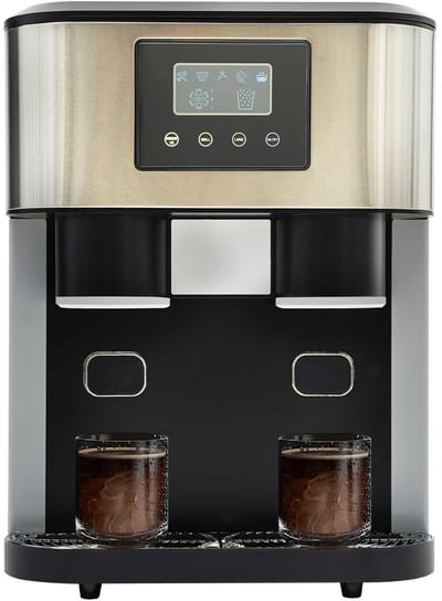 IJsblokjesmachine – IJscrusher – IJsbereider – Tafelmodel – ABS Kunststof – 16 Ronde IJsblokjes – Automatische Reiniging
