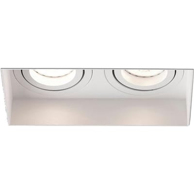 Downlight encastré - FARO - Hyde - Inclinable - Blanc - GU10 - IP20 blanc