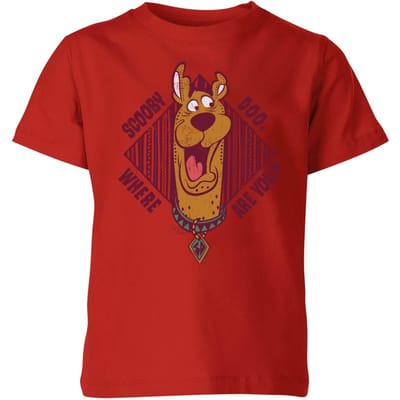 Scooby Doo Where Are You? Kids' T-Shirt - Red - 98/104 (3-4 jaar)