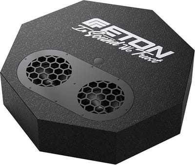 Eton RES 5 FLAT - Autosubwoofer - Subwoofer voor in het reservewiel - Actieve subwoofer met ingebwoude versterker - 300 Watt RMS - Ondiepe Shallow behuizing