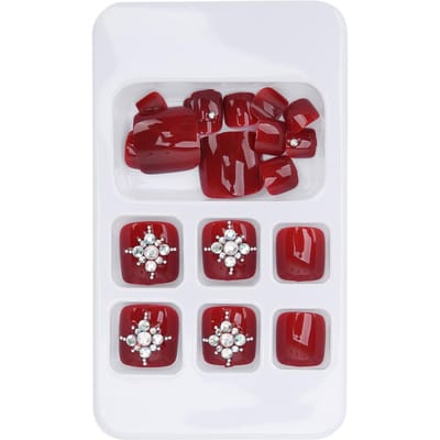 24 Stuks Kunstmatige Teennagels Vrouwen Meisjes Nep Teennagels Kunst Tips Kunstmatig Volledige Dekking Teennagels