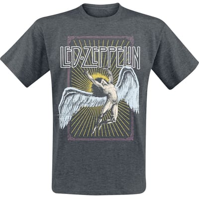 Led Zeppelin T-shirt - Icarus Colour - S tot XXL - voor Mannen - donkergrijs