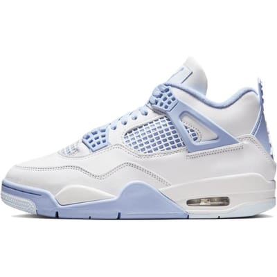 Air Jordan 4 Retro Vergeet-mij-niet Dames Sneakers Wit Aluminium Blauwtint HV0823-100 38.5