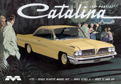 Moebius Modelbouwpakket Militaire voertuigen - 2850 1961 Pontiac Catalina - Amerikaanse Auto Plastic - 1:25 - Modelbouw