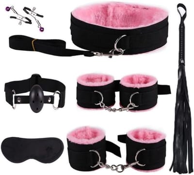 Nylon Yogaset - Sport Accessoires - Yoga Beoefenen - Stress Verminderend - 7 Stuks - Roze