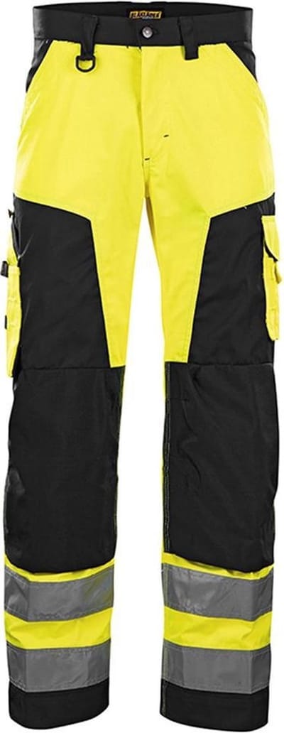 Blaklader Werkbroek High Vis zonder spijkerzakken 1566-1811 - High Vis Geel/Zwart - C50