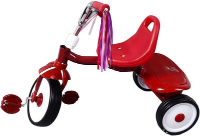 Peuter Driewieler - Kindertrike Opvouwbaar - Buiten Spelen - Verstelbare Stoel - 46 x 32 x 23 cm - Zwart