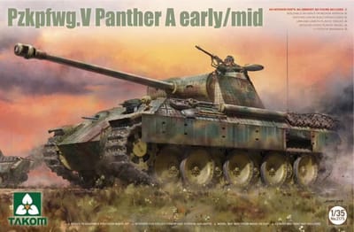 Takom Modelbouwpakket Militaire voertuigen - 2175 Sd.Kfz. 171 Panther Ausf. A Mid-Early Production Plastic - 1:35 - Modelbouw