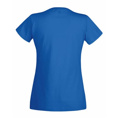 Fruit of the Loom Dames/vrouwen Lady-Fit Valueweight Short Sleeve T-Shirt (Pak van 5) (Koninklijk)