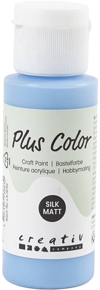 Plus Color Acrylverf, hemelsblauw, 60 ml/ 1 fles