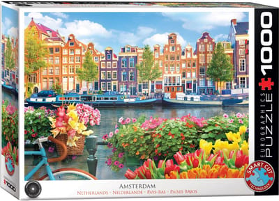 Eurographics - Amsterdam, Nederland - 1000 stukjes 68×48cm (b×h) - HDR Fotografie Legpuzzel