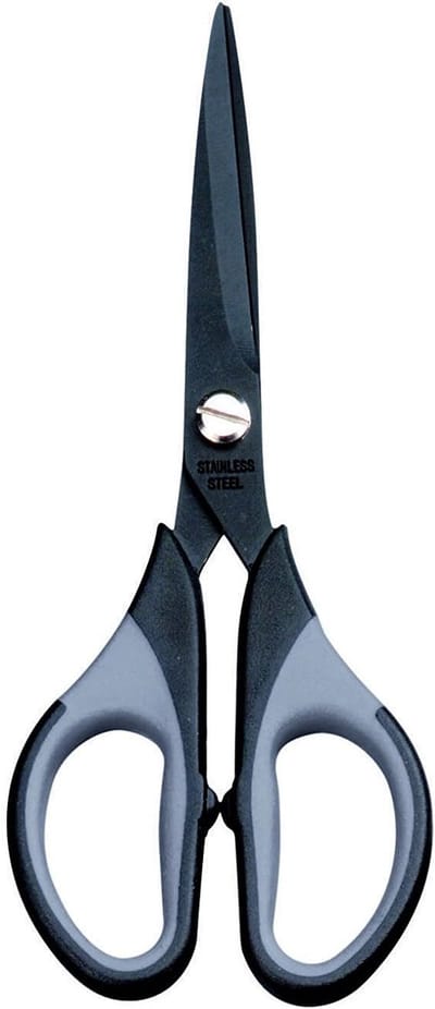 Titanium Schaar - Kantoorschaar Knipper - Papier Knippen - Comfortabele Grip - 150 mm - Zwart
