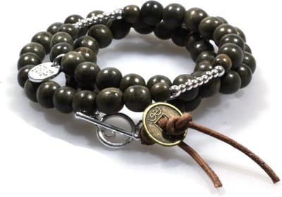 Heaven Eleven - Taupe wikkel 925 zilver
