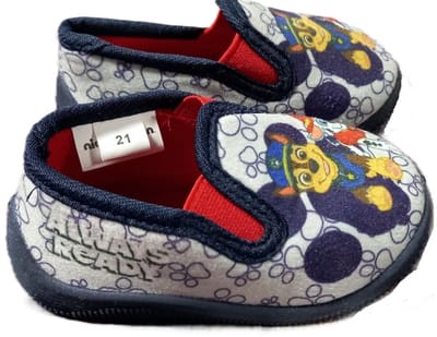 Paw Patrol sloffen - pantoffels - Chase - Marshall - fluweel - rubberen zool - maat 21