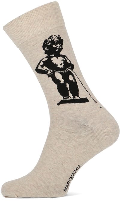 Marcmarcs - Y2 - Heren Sock - Manneken Pis van Brussel - Maat 43/46