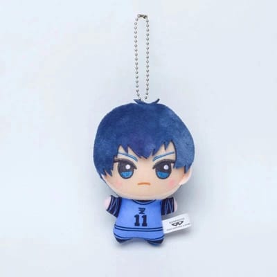 10cm Nieuw Blue Lock Pluche Hanger Sleutelhanger Yoichi Isagi Nagi Seishiro Mikage Reo Rin Itoshi Itoshi Sae Poppetje Speelgoed Cadeau blue