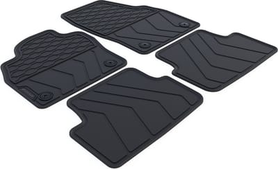 Rubber Automatten geschikt voor Volkswagen Polo AW - Bouwjaar: 2017-heden - Originele pasvorm - 4-delig