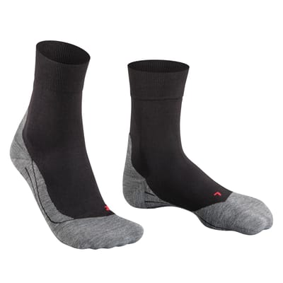 FALKE RU4 anti-blaar katoen functioneel materiaal hardloopsokken heren zwart - maat 42-43