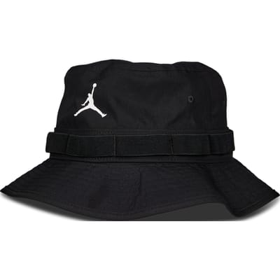 Jordan Apex Bucket Petten Unisex - Zwart - Maat 39 - 42 - Katoen