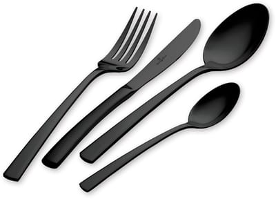 Bestek set 24-delig Berlinger Haus BH-3080 glanzend zwart