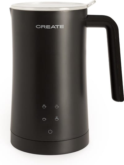 CREATE - Verwarmer voor melkopschuimer - 580ml - 75 °C - Zwart - MILK FROTHER STUDIO