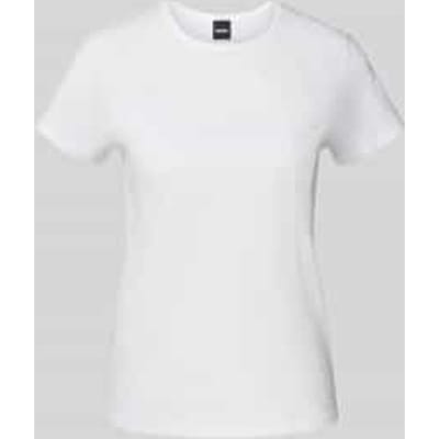 T-shirt met labeldetail, model 'Eventsa'