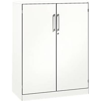 Vleugeldeurkast ASISTO C 3000, 3 ordnerhoogten, B 1000 mm, wit/wit