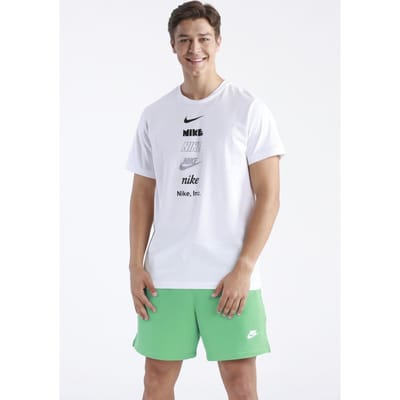 Nike Stack Logo Heren T-shirt in wit