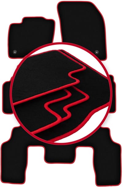 CARLUX-RED automatten voor: Ford S-MAX MK2 minivan (2015-)