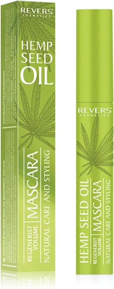 REVERS Cosmetics Hemp Seed Oil Regenerist Volume Mascara – Zwart – 12 ml – Verlengende & Volume Mascara met Hennepzaadolie